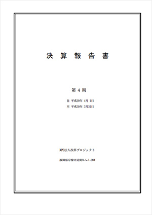 2017年度 決算報告書